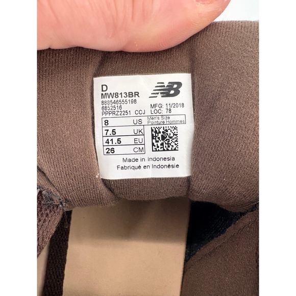 New Balance 813 Brown Leather Walking Shoes Mens Size 7.5 D‎ main image 8